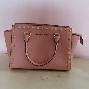 Michael Kors Selma studded steffiano